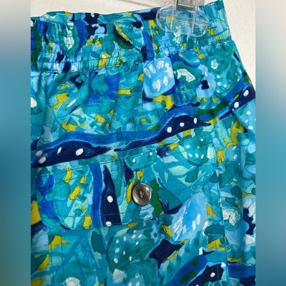 VTG Express silk high waist elastic Bermuda shorts w/original tags/pockets RARE - Picture 5 of 9